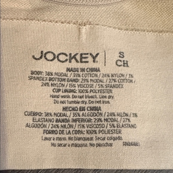 Jockey 2 pack Black and Cream Bralette Duo wireless and clasp free - Small - Picture 3 of 4